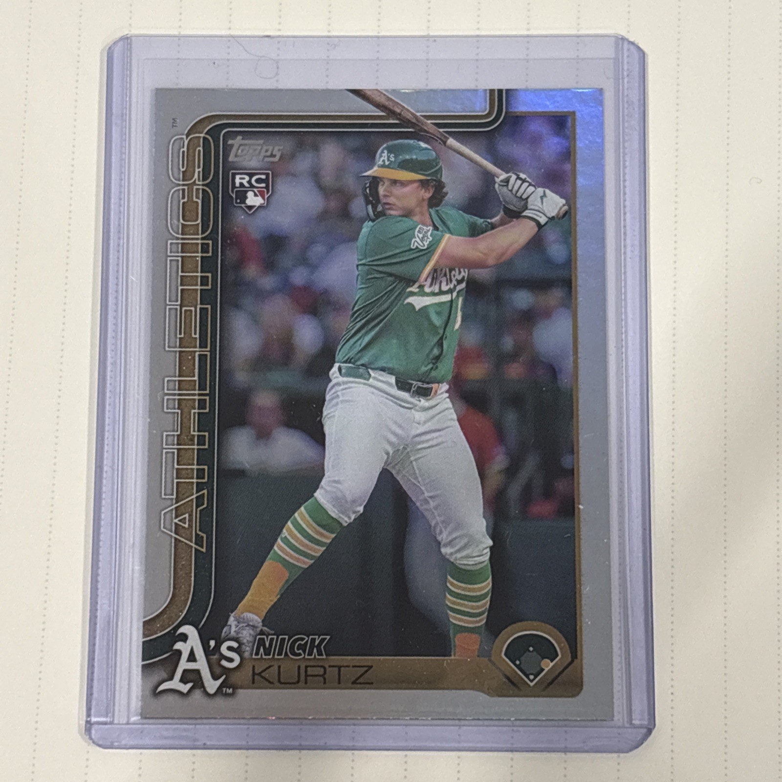 2025 Topps Update Series - Nick Kurtz #US201 Rainbow Foil (RC)