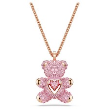 Swarovski New Teddy pendant Bear Pink Rose gold-tone plated 5642976 Gift For Her