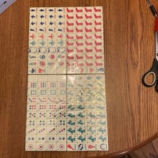 Arrowbash Texas Western Theme American Mahjong Set-160 Pcs. Melamine Tiles Only