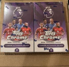 2026 Topps Chrome Premier League Hobby Box x2 