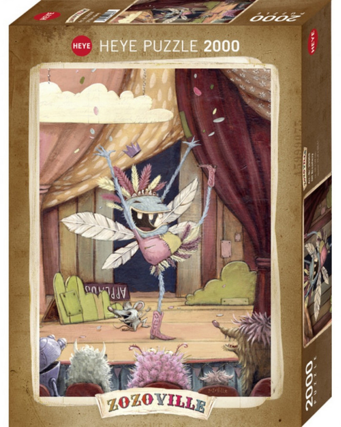 Puzzle Heye Zozoville Broadway 2000 pièces pour stimuler la concentration des adultes