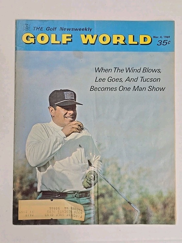 1969 MARCH 4 GOLF WORLD MAGAZINE - LEE TREVINO FRONT COVER