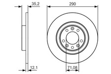 Disque de frein Citroen C25
