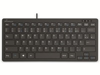 Kabelgebundene Qwertz-Tastatur MediaRange 78 Ultraflache Tasten Schwarz