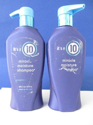 It's a 10 Miracle Moisture Shampoo 10 Oz Pack Of 2 Label Scuffs