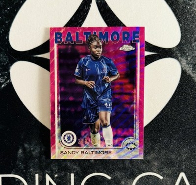 2024-25 Topps Chrome Women s UCL - Sandy Baltimore Pink Wave /250 - Chelsea FC