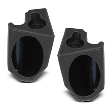 2pcs Speaker Sound Wedges Black Fit For 1976-1995 Jeep Wrangler Yj Cj-7