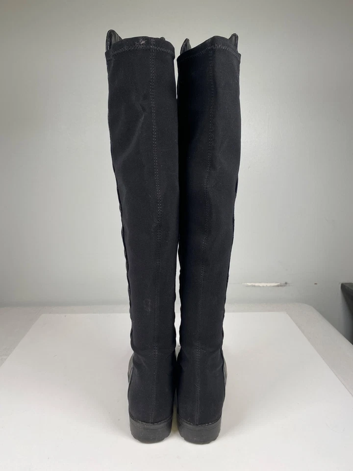 Botas acolchadas negras por encima de la rodilla Unisa para mujer - 7 Foto 3 de 4