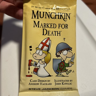 Munchkin Marked for Death Expansion Pack  + Bonus 1st Edition 1st Printing