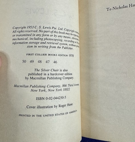 Vtg Lot Of 3 The Chronicles of Narnia Book Set by C. S. Lewis Books 1, 4, 5 1970 - Imagen 7 de 8