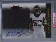 2010 Panini Plates & Patches 159/649 Sean Weatherspoon #187 Auto 6we
