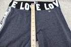 I TOO Love Print Leggings Dark Gray Size Large (See Photo for Wear) — photo 10