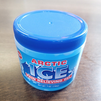 Arctic Ice Menthol 1.25% Pain Relief Gel Cooling Greaseless 7 oz