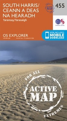 OS ACTIVE 455 SOUTH HARRIS by Ordnance Survey Map Self Help Business
