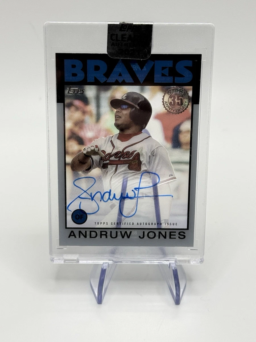 2021 Topps Clearly Authentic Autographs - Andruw Jones #86TBA-AJ