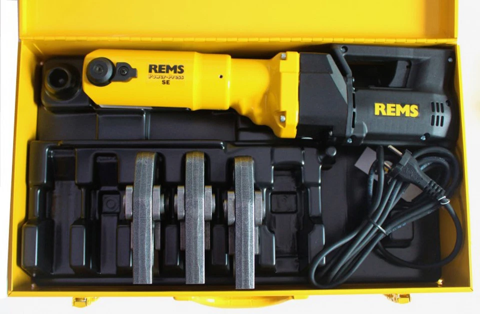 REMS Pressmaschine Power Press SE + 3 Presszangen Pressbacken M oder V +Koffer E - Bild 1 von 1