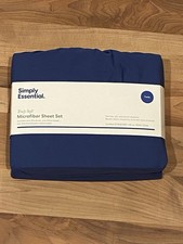 Simply Essential Truly Soft White, 3-Piece Microfiber Sheet Set/ Twin size