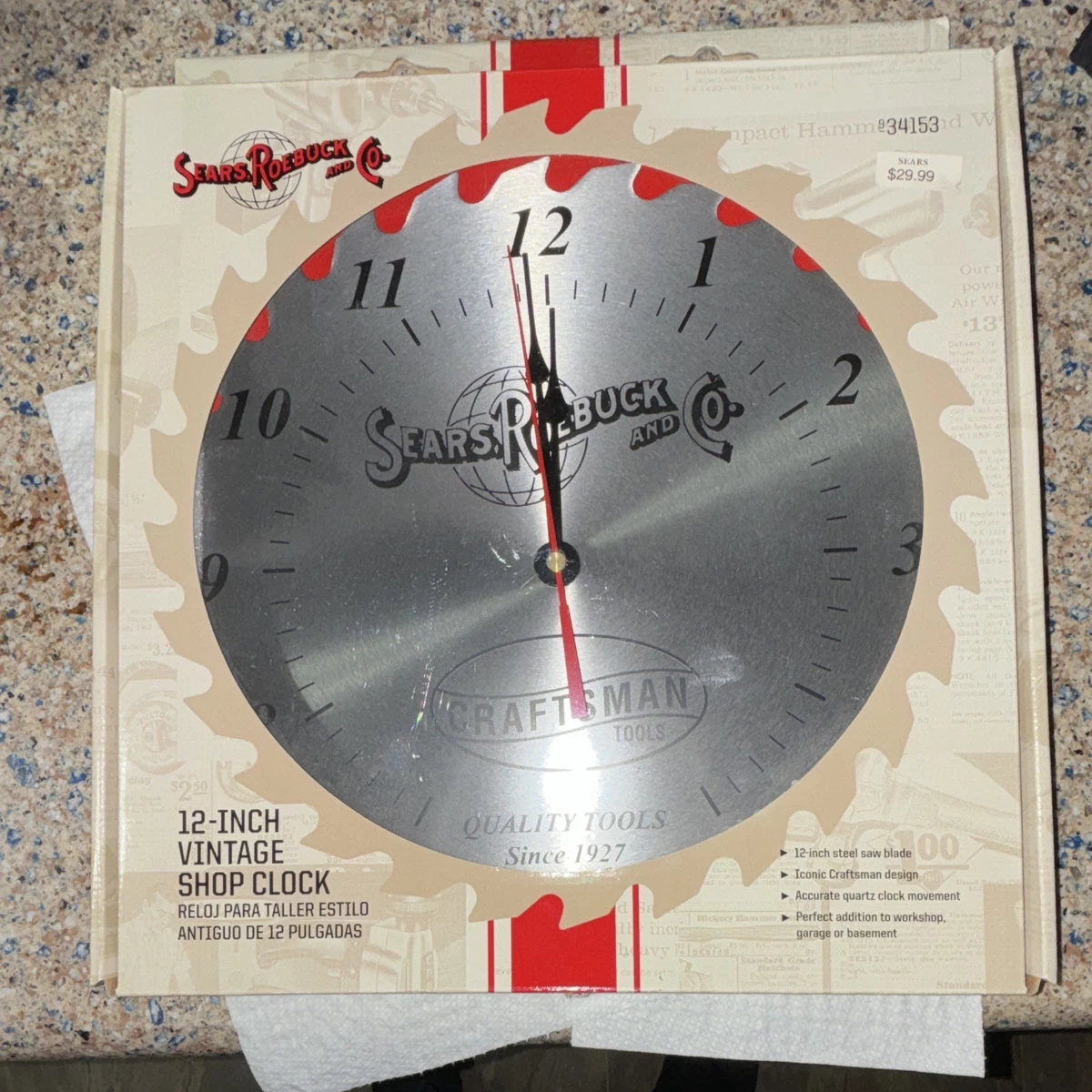 Craftsman Wall Clocks for sale | eBay
