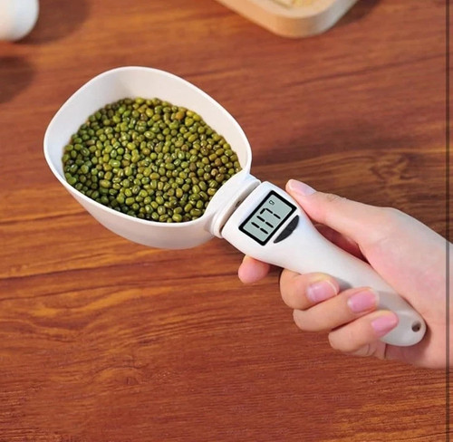 Nuovo misurino elettronico per alimenti per animali domestici - bilancia digitale a cucchiaio con display LED - Foto 3 di 8