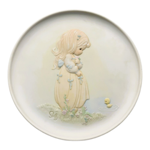 38859 - Precious Moments Summer's Joy 8.5 Inch Porcelain Plate |H-6|