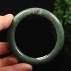 58mm Grade A 100% Natural Green Jade Bracelet Bangle Chinese Guizhou Jade RD7973