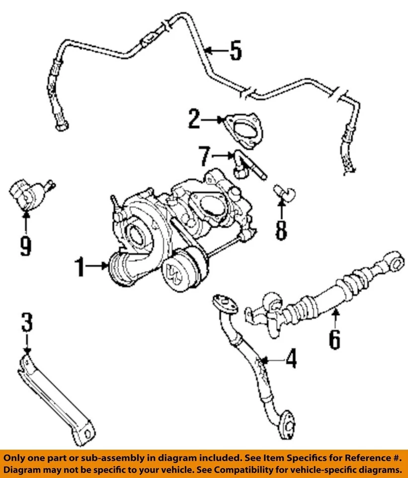 Used Turbocharger fits: 2001 Audi A4 1.8L engine ID ATW Grade A Foto 3 de 4