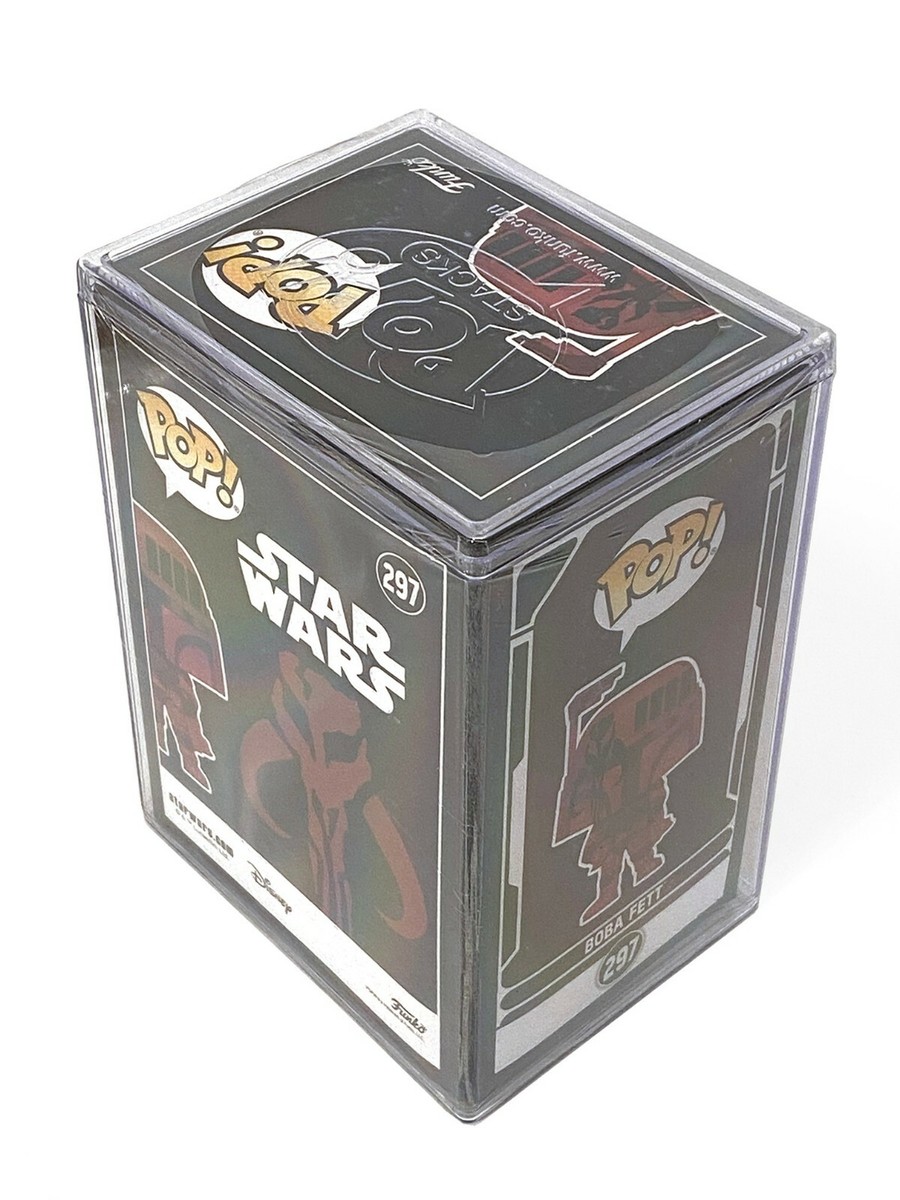 funko pop star wars boba fett exclusive 297 neuf scellé + protector box