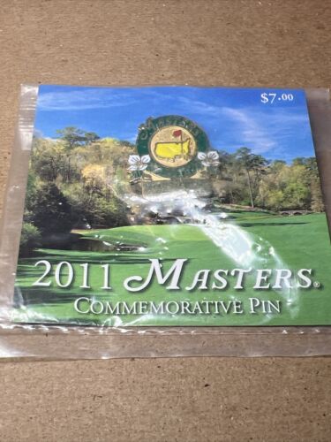 2011 Masters Golf Tournament Pin Roczny pamiątkowy ANGC, NOWY, PGA, Ryder Cup - Zdjęcie 1 z 3
