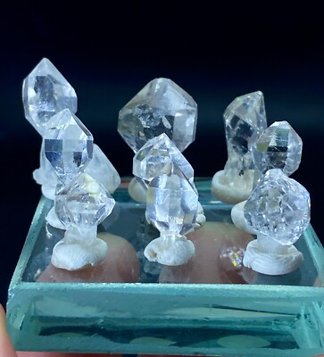 20 GM, Wonderful Clear Diamond Quartz scepter crystals with nice formation.  