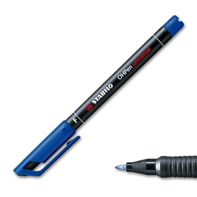 stabilo OHPen Folienstift, F blau 842-41, permanent, 0,7 mm fine