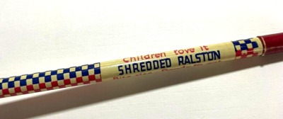 Ry Krisp Ralston Wheat Cereal Minneapolis MN Wooden Pencil 1930s