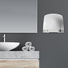 1800W Automatic Electric Hand Dryer Commercial and Household Use Silver 70-75dB