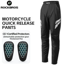 ROCKBROS Winter Cycling Pants Fleece Sweatpant Detachable Motorcycle Trousers