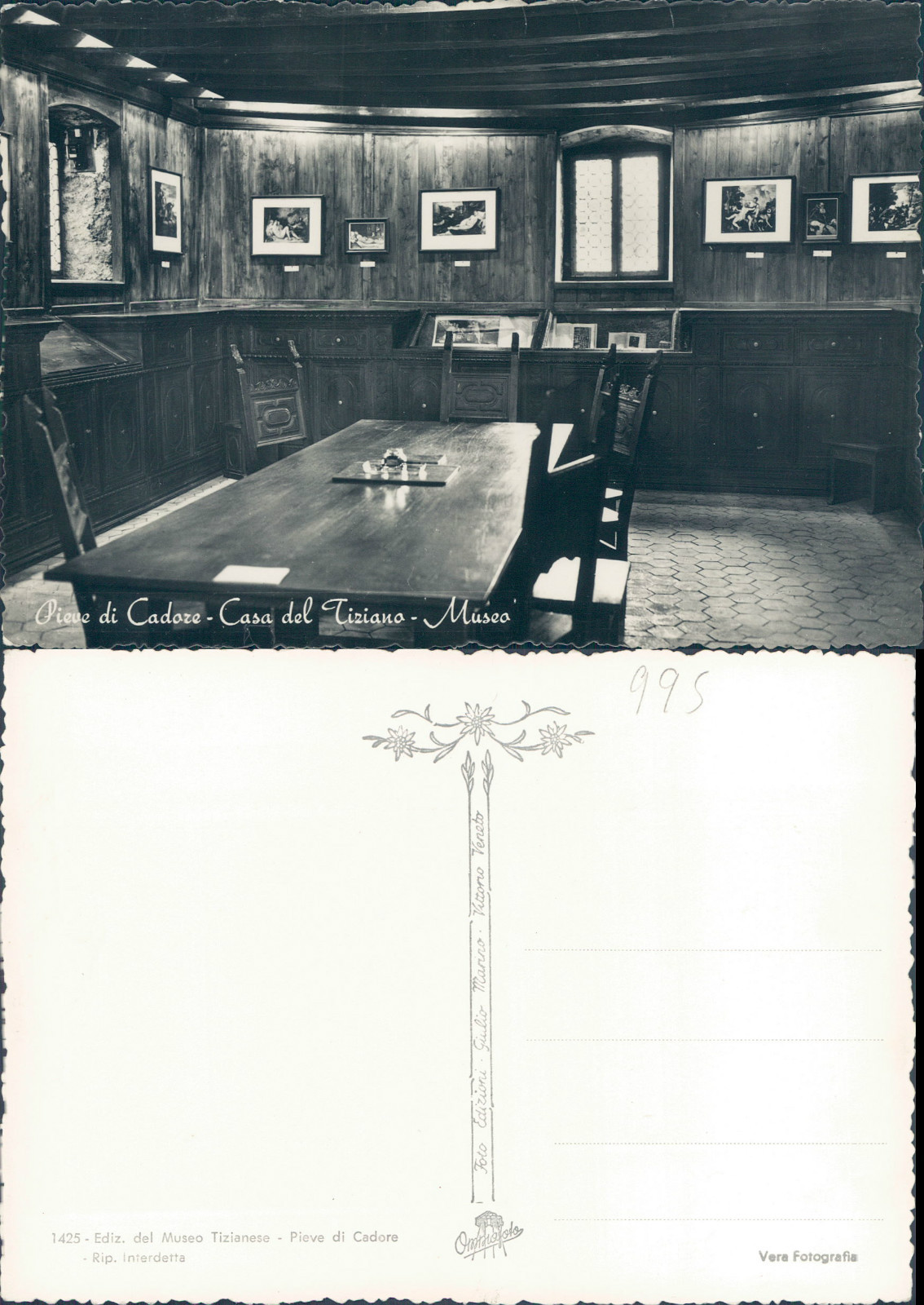 PIEVE DI CADORE,CASA DEL TIZIANO,MUSEO-VENETO (BL) N.41984