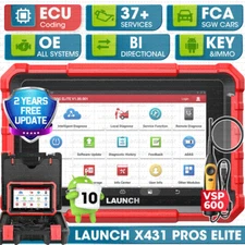 2025 LAUNCH X431 PRO Elite V + PRO5 OBD2 Scanner Car Diagnostic Tool Key Coding