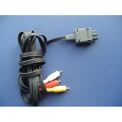 Nintendo OEM Audio Visuell A/V Schnur Kabel TV für Super Nintendo Snes 1Z