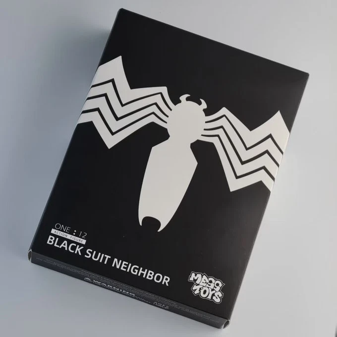 CT Toys Messtoys Symbiote Spider-Man Black Spider Action Figure Boxed (US STOCK) - Image 3 of 4