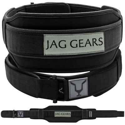 JAG GEAR Unisex Weight Lifting Gym Belt Heavy Powerlifting Workout Training Belt