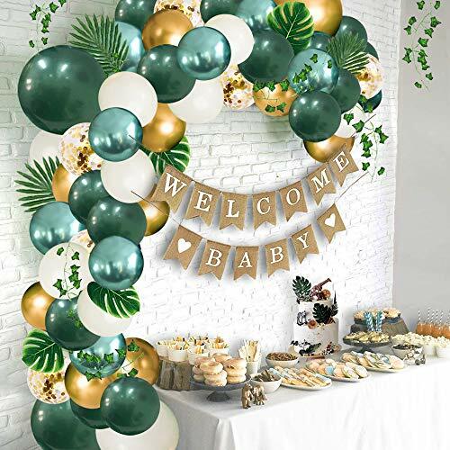 Safari Baby Shower Decorations Jungle Theme Party Supplies With Lush Green Ball For Sale Online