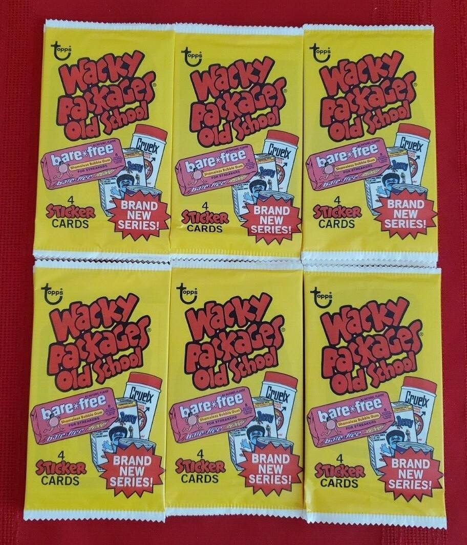 Wacky Packages Eraser Packs Series 1 & 2 Topps GPK Parodies