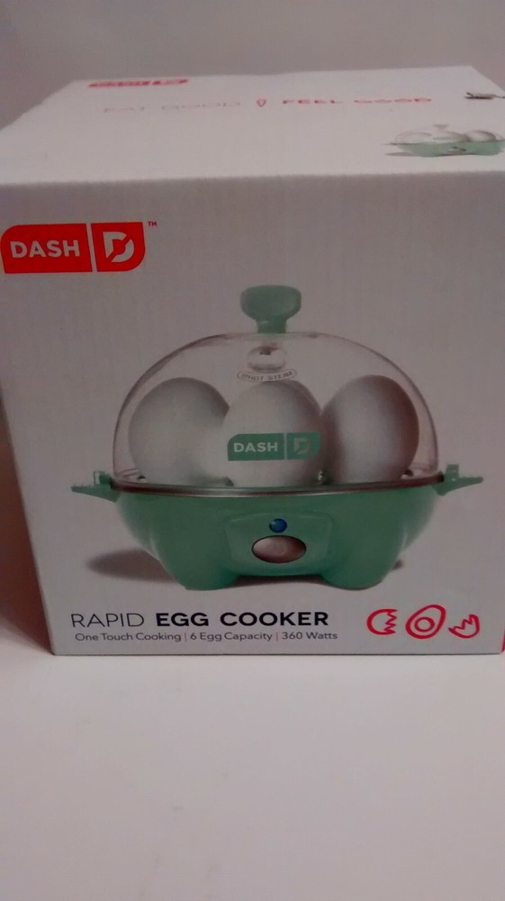 6-Cup Electric Dash Egg Cooker for Perfect Hard-Boiled Eggs Fast