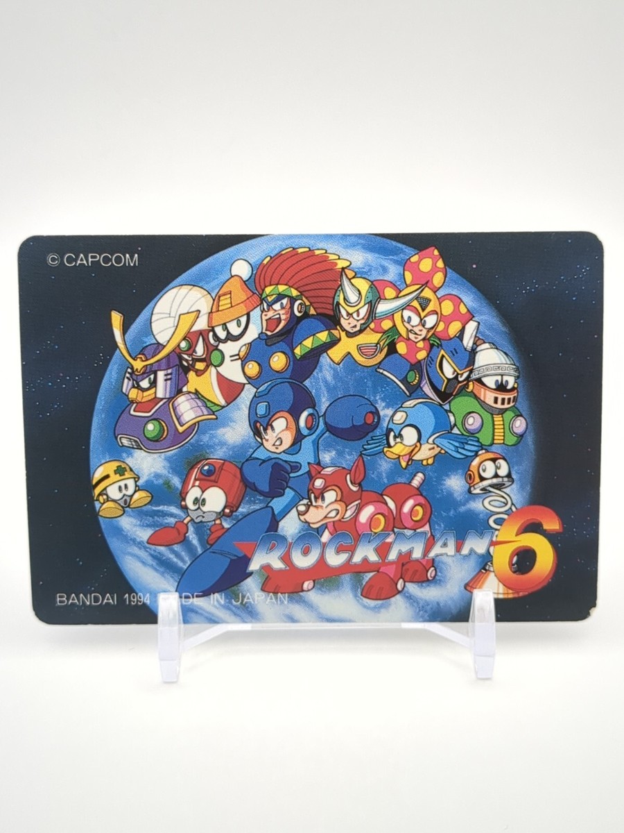 Mega Man Centaur Flash No.134 Mega Man 6 ROCK Card Carddass 1994