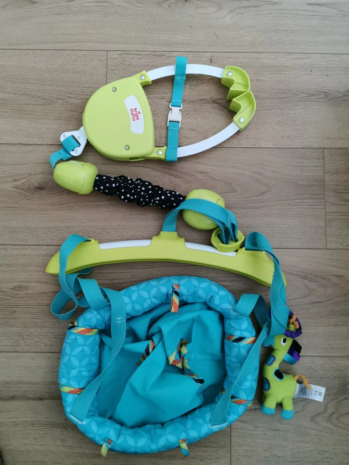 Bright Starts Bounce 'n Spring Deluxe Baby Door Jumper with Take-Along Toy 6M+