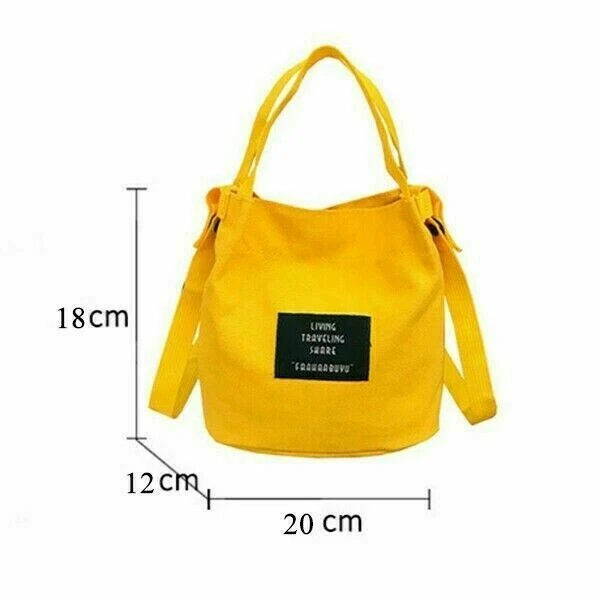 Damen Leinen Handtasche Schulter Messenger Umhängetasche Tragetaschen NR9 - Bild 3 von 4