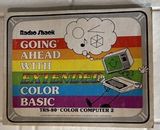 Going Ahead with Extended Color BASIC TRS-80 Color Computer Book Radio Shack