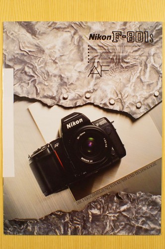 NIKON F-801 Spiegelreflex, Prospekt A4, 36 Seiten, 8/1992, Objektive und Zubehör