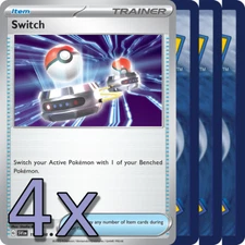 4x Switch SVI - NM Playset - Trainer x4 - Pokemon TCG 