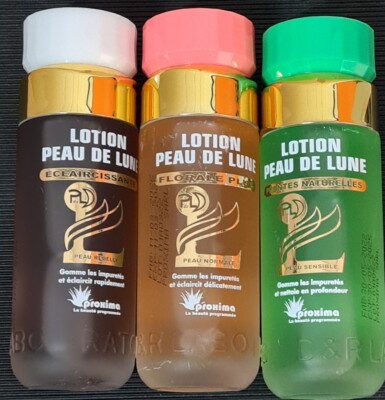 2 x Lotion Peau de Lune für strahlenden Teint 100ml - alle sind neue Flaschen