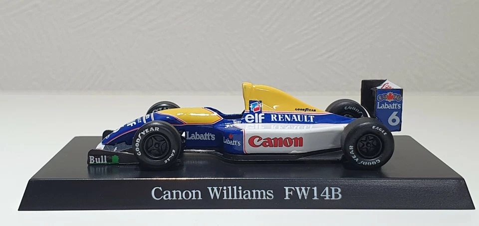 1/64 Aoshima Williams F1 1992 FW14b #6 RICCARDO PATRESE diecast car model NEW - Image 2 of 4