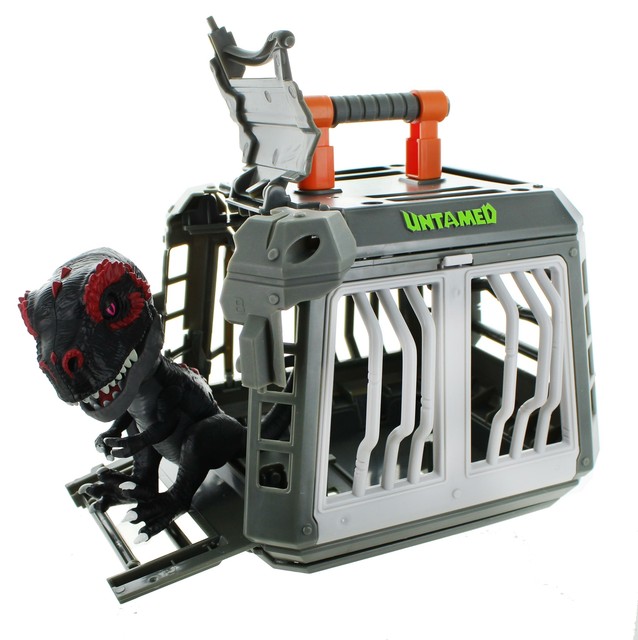 untamed fingerlings dino cage playset